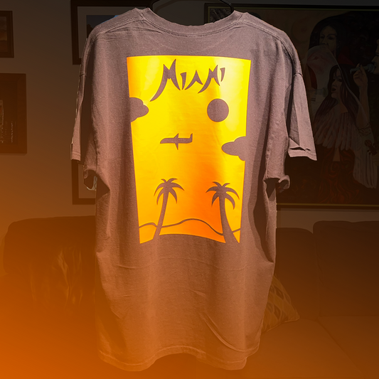 MIAMI handmade t-shirt